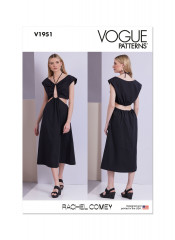 V1951 VOGUE Schnittmuster Designerkleid