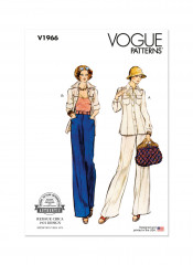 V1966 VOGUE Schnittmuster Retro-Kombination 70er Jahre