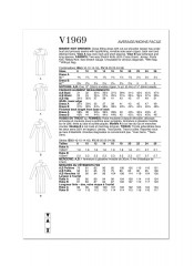 V1969 VOGUE Schnittmuster Kleid Abendkleid