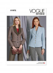 V1972 VOGUE Schnittmuster Blazer Jacke