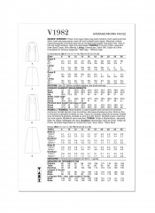 V1982 VOGUE Schnittmuster Brautkleid Abendkleid