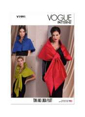 V1991 VOGUE Schnittmuster Designer Cape Stola