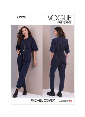 V1994 VOGUE Schnittmuster Designer Jumpsuit Overall