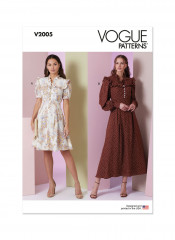 V2005 VOGUE Schnittmuster Kleid im Romantiklook