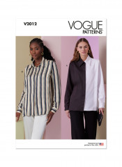 V2012 VOGUE Schnittmuster Hemdbluse