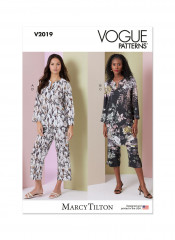 V2019 VOGUE Schnittmuster Designer Lounge-Set