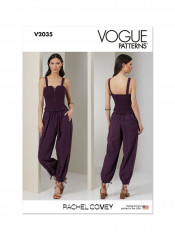 V2035 VOGUE Schnittmuster Designer Jumpsuit