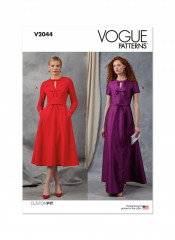 V2044 VOGUE Schnittmuster Custom Fit Kleid