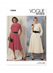 V2046 VOGUE Schnittmuster Kleid