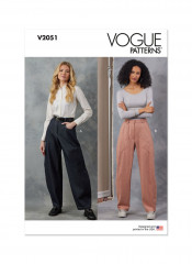 V2051 VOGUE Schnittmuster Hose Karotte