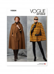 V2054 VOGUE Schnittmuster Poncho Cape