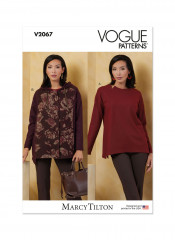 V2067 VOGUE Schnittmuster Designer Shirt Jacke