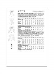 V2073 VOGUE Schnittmuster Jacke Weste