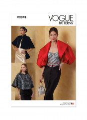 V2078 VOGUE Schnittmuster Bolero Cape